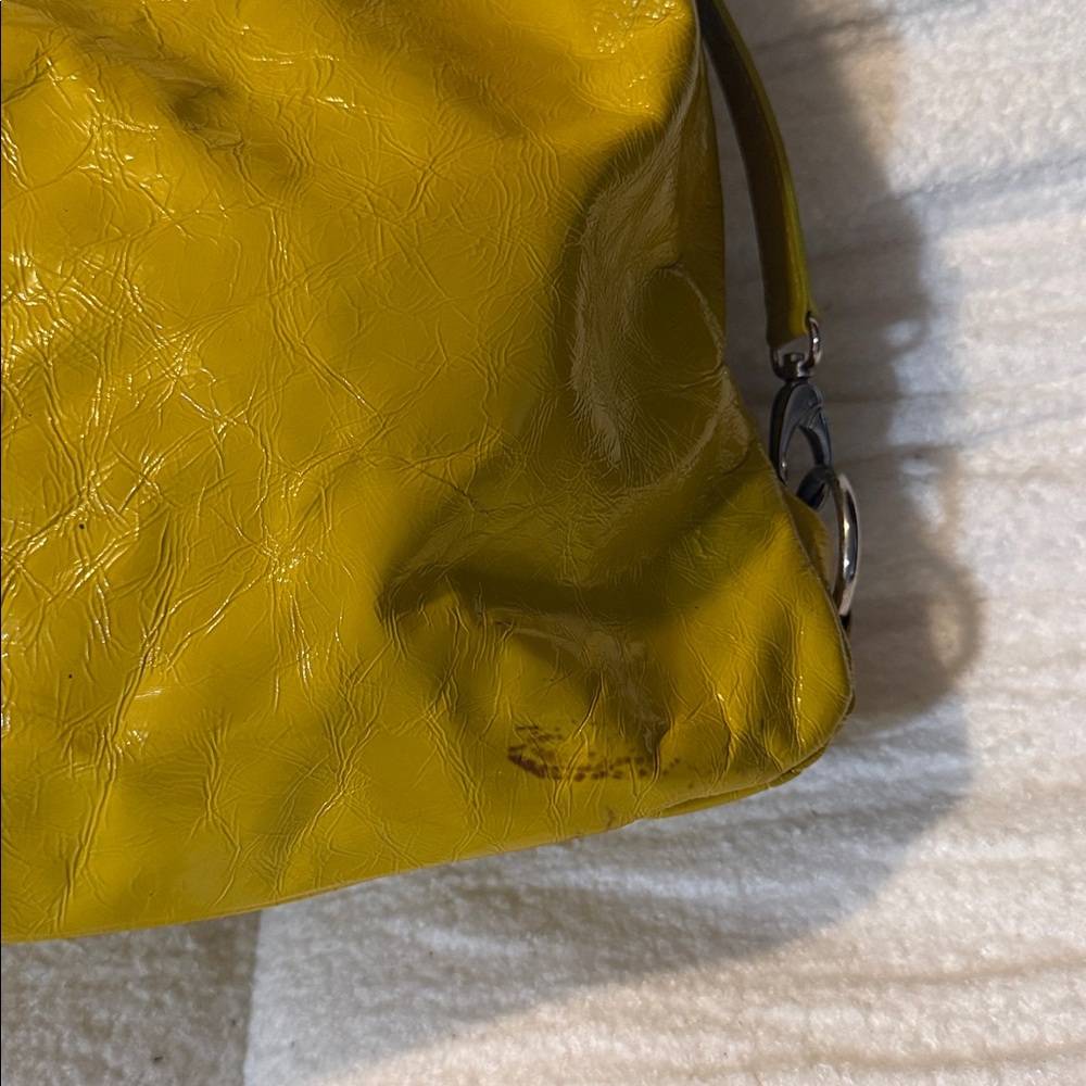 Boden Yellow Leather Shoulder Bag - Picture 3 of 11